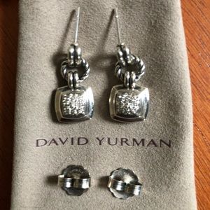 David Yurman Renaissance Drop Earrings w/ Diamonds